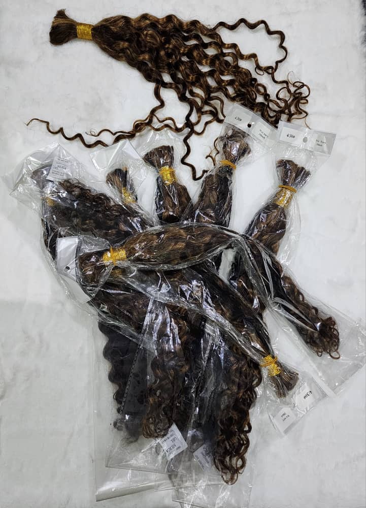 Wet and Wavy Human Hair color 4/30#