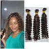 Deep Wave Human Hair Extension Color 2/8