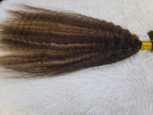 Kinky Straight Human Hair Braiding Extension