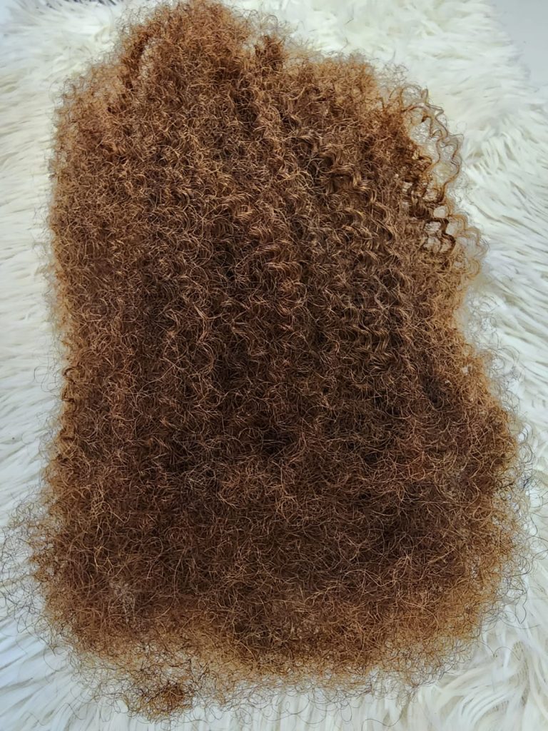 Afro kinky bulk human hair