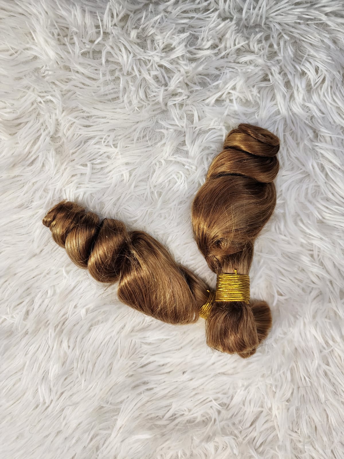 French Curls Human Hair Braiding Extensions