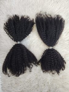 Afro Kinky Bulk Human Hair Extensions