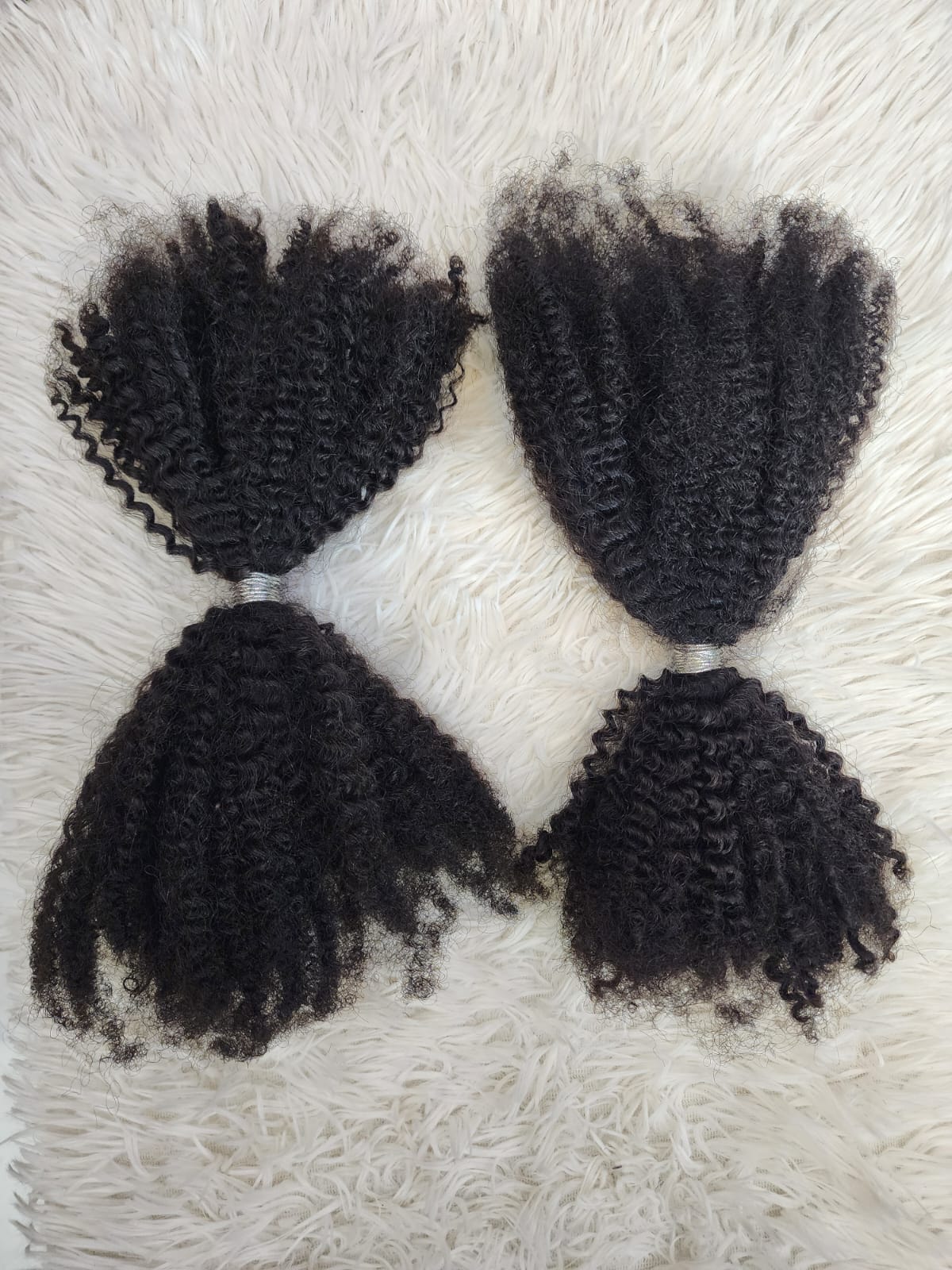 Afro Kinky Bulk Human Hair Extensions