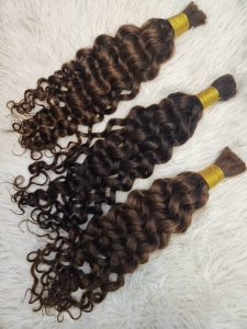 Water Wave Human Hair Extension In Custom Designed
