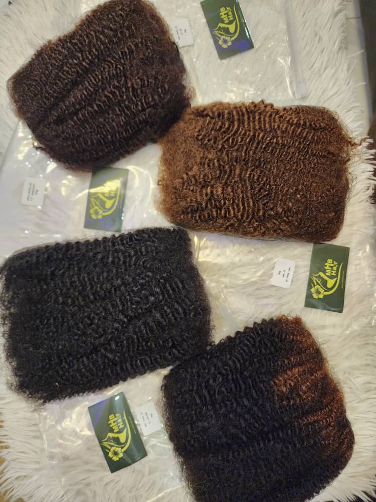 100% human hair afro kinky bulk price in nigeria