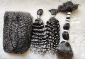 Salt & Pepper human hair for braiding