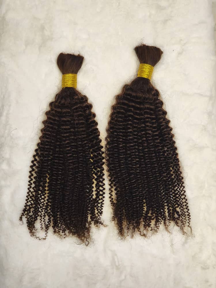Bulk Human Hair For Braiding Afro Kinky Curly