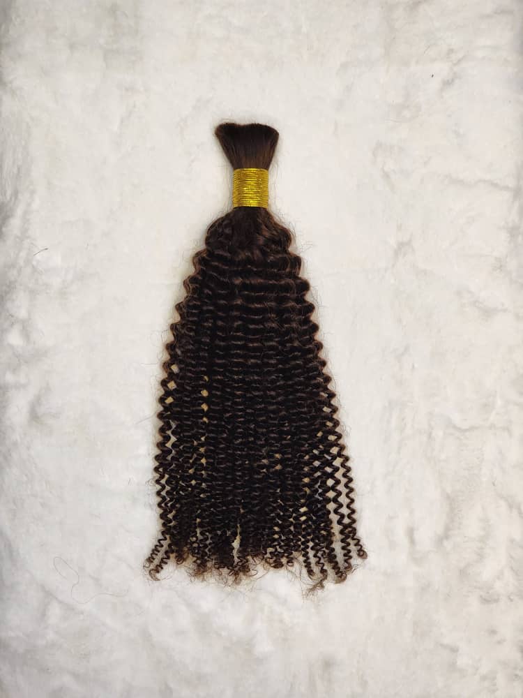 Bulk Human Hair For Braiding Afro Kinky Curly