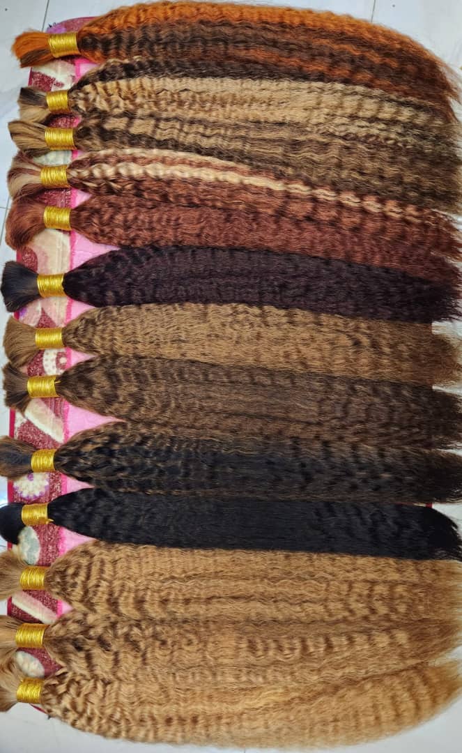 Human Braiding Hair Kinky Straight ...