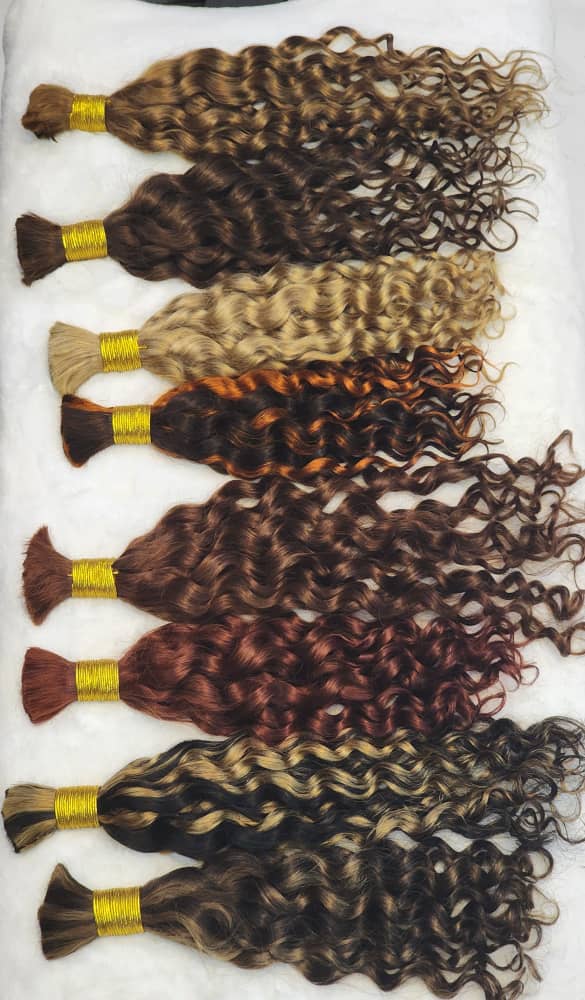100% human wet and wavy braiding hair