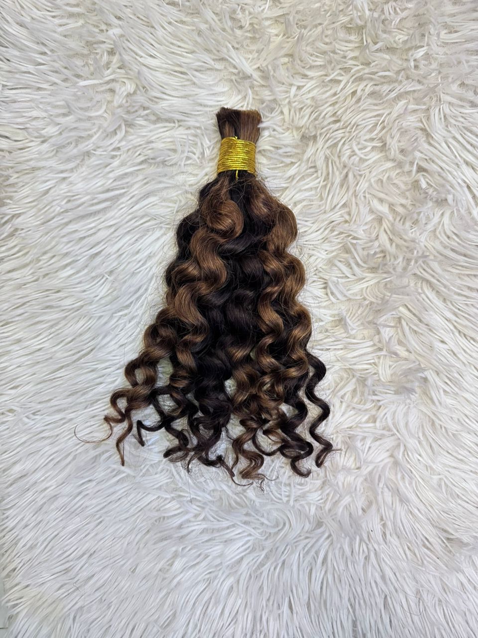 Curly Bulk Human Hair For Boho Braids