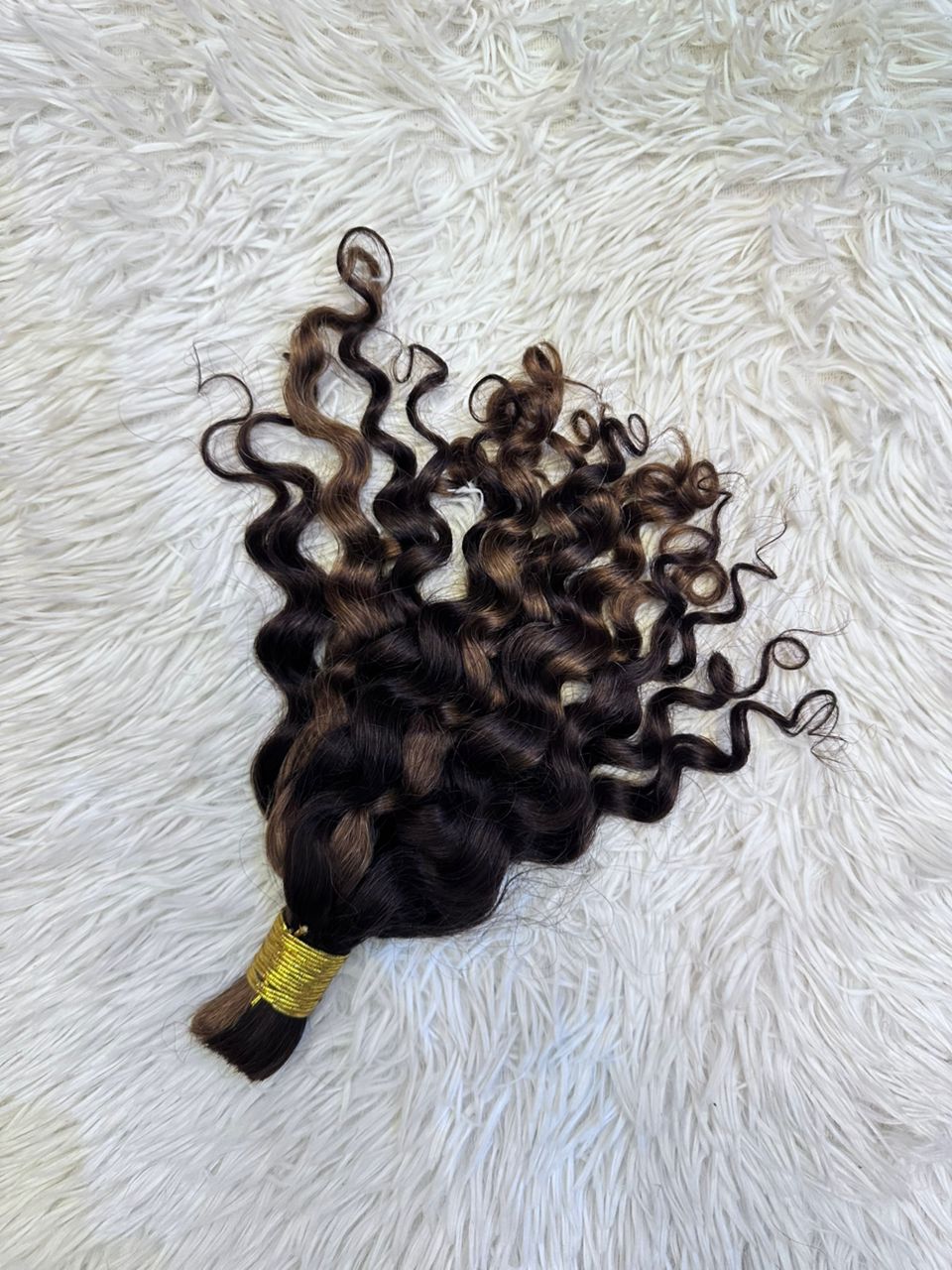 Curly Bulk Human Hair For Boho Braids