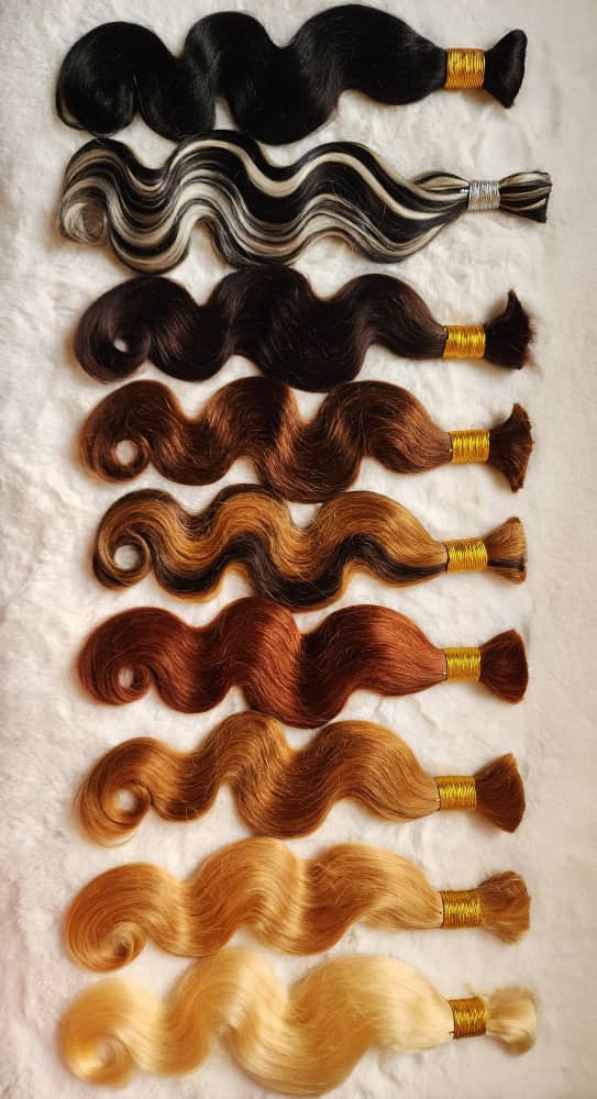 Body wave human hair for braiding
