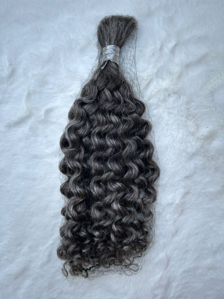 Salt and Pepper human hair for braiding